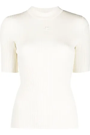 Courrèges Sweater med logo-broderi