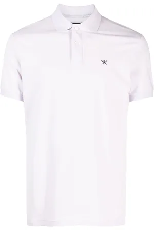 Hackett Piqué-polo med broderet logo