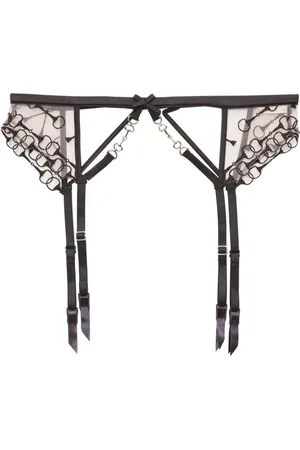 FLEUR DU MAL Broderet Garter bh