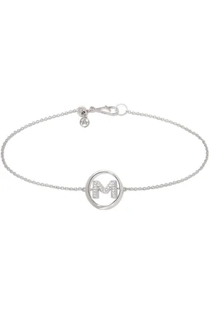 ANNOUSHKA Initial M-armbånd med diamanter