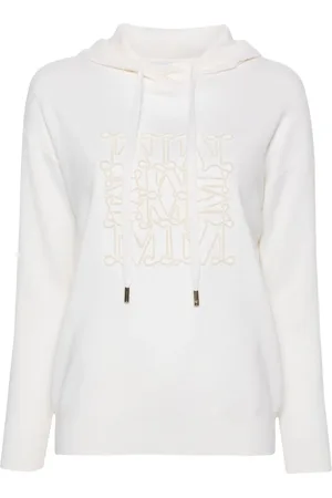 Max Mara Hættetrøje med præget logo