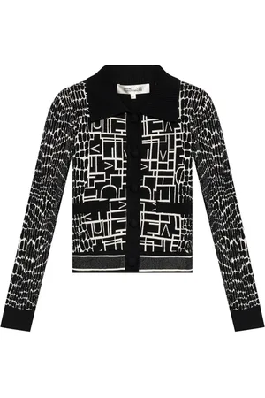 Diane von Furstenberg Jacquard-strikket Riva cardigan