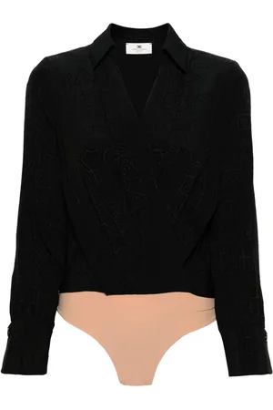 Elisabetta Franchi Body med logo-jacquard