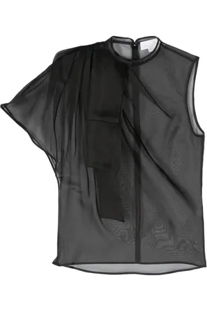 GENNY Gennemsigtig bluse