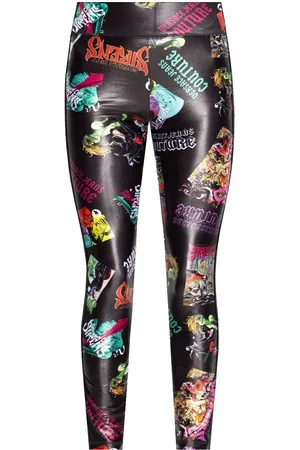 VERSACE Leggings med abstrakt mønster