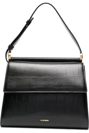 Jil Sander Skuldertaske med logotryk
