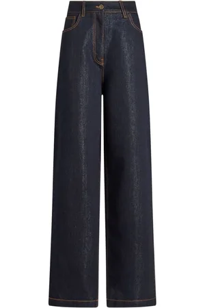 Etro Jeans med lurex-detalje
