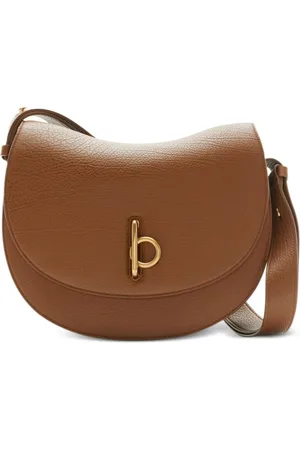 Burberry Mellemstor Rocking Horse skuldertaske i læder
