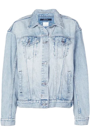 KSUBI Kasseformet jakke med stonewashed effekt