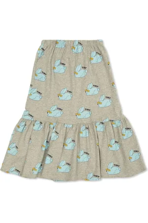 Tiny Cottons Nederdel i peplum med kanin-logotryk