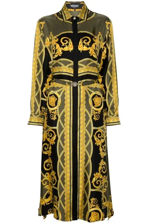 VERSACE La Coupe des Dieux skjortekjole i silke