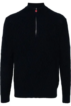 Kiton 3D-strikket sweater