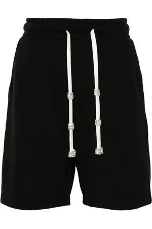 LOULOU Træningsshorts med krystaludsmykning