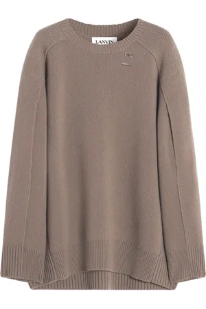 Lanvin Oversize trøje i uld og kashmir
