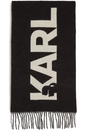 Karl Lagerfeld Essential tørklæde med oversize logo