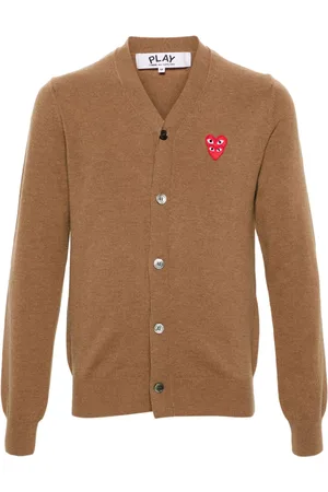 Comme des Garçons Cardigan med hjertemærke