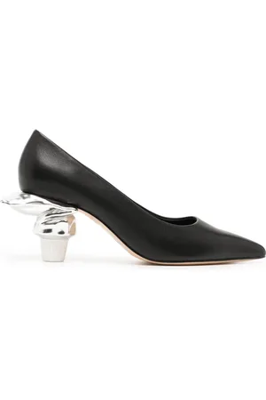 Maison Mihara Yasuhiro Toothpaste Heel 60 mm pumps i læder