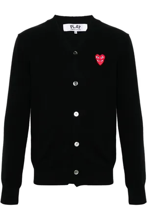 Comme des Garçons Cardigan med hjertemærke