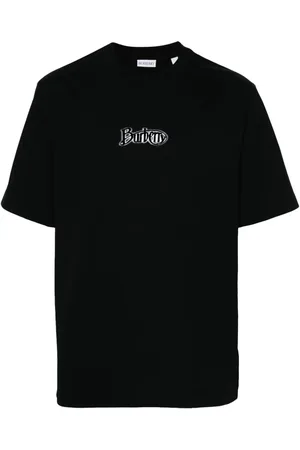 Burberry T-shirt i flocktekstur med logo