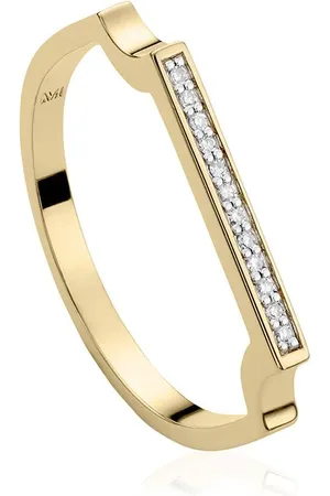 Monica Vinader GP Signature Thin Diamond-fingerring