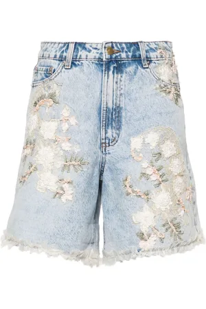 LOULOU Denimshorts med høj talje