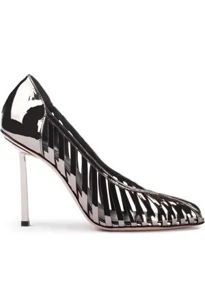 LE SILLA Cage-pumps i læder