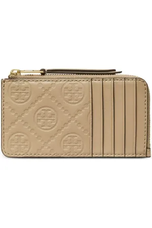 Tory Burch Kortholder i læder med T-monogram