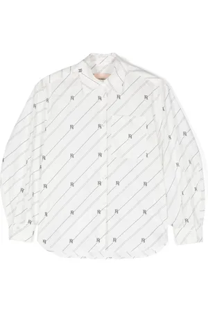 Elisabetta Franchi Skjorte med monogram-mønster