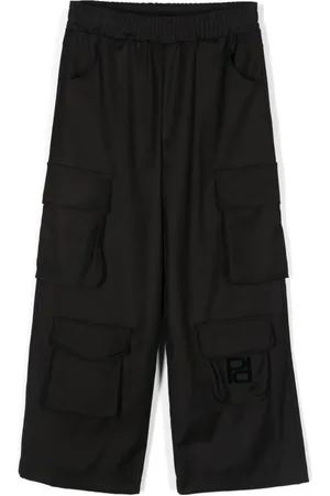 Pinko Cargo-bukser med flock-logo