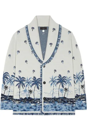 Alanui Strikket cardigan i uld med tryk