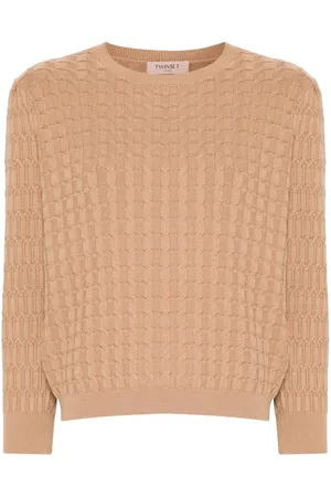 Twin-Set Kabelstrikket sweater