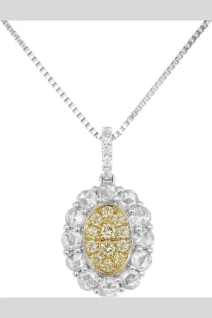 HYT Jewelry Gaëlle diamanthalskæde i 18 karat hvidguld og platin