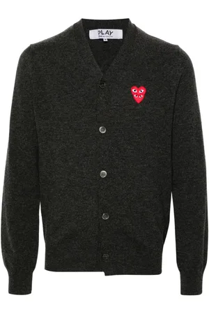 Comme des Garçons Cardigan med hjertemærke