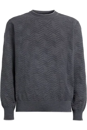 Missoni Chevron-trøje med rund hals