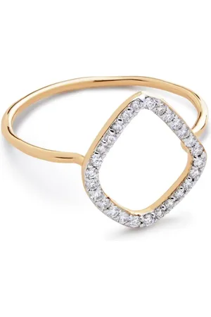 Monica Vinader Riva Kite diamantring i 14 karat guld