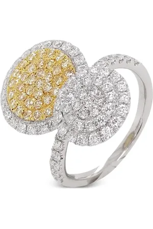 HYT Jewelry Diamantring i 18 karat guld og platin