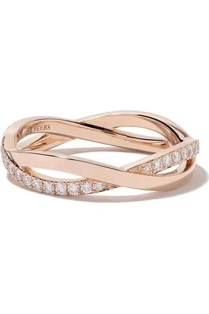 De Beers Infinity-diamantring i 18 karat rosaguld