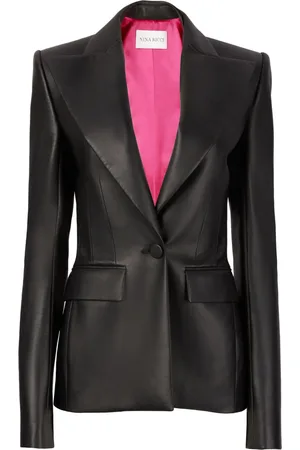 Nina Ricci Blazer i læder med én knap
