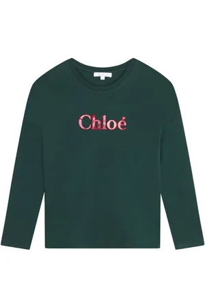 Chloé T-shirt med broderet logo