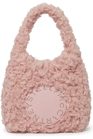 Stella McCartney Lille Plush teddy tote med logo