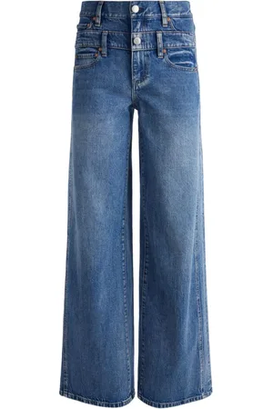 ALICE+OLIVIA Højtaljede jeans med dobbelt talje