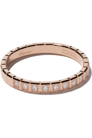 Chopard Ice Cube diamantring i 18 karat rødguld