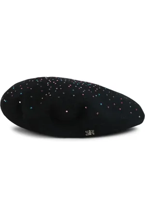 Sonia Rykiel Enfant Beret med rhinstenudsmykning