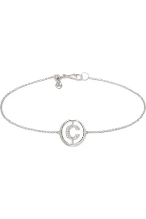 ANNOUSHKA Initial C-armbånd med diamanter