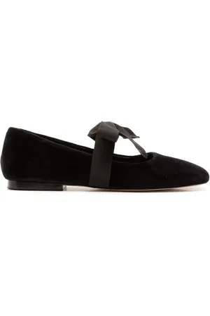 Sarah Chofakian Gris ballerinaer i velour