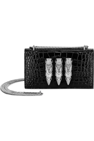 Philipp Plein Krokodillepræget skuldertaske