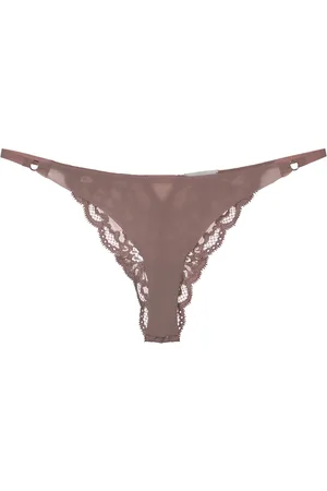 FLEUR DU MAL Sømløs Charlotte-g-streng med blonder