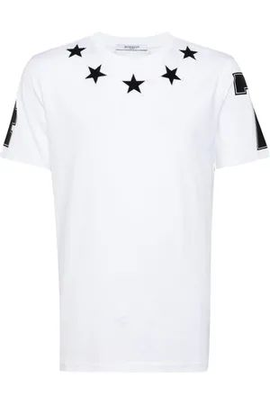 Givenchy T-shirt med stjernemotiv i halsen