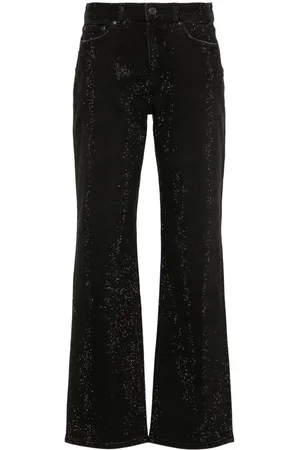 Purple Brand Jeans med krystaludsmykning