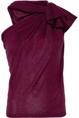 Giambattista Valli ærmekøs tanktop med ruche-detalje